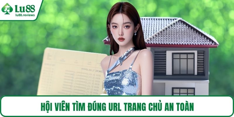 Hội viên tìm đúng URL trang chủ an toàn