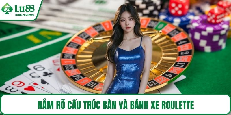 Nắm rõ cấu trúc bàn và bánh xe Roulette