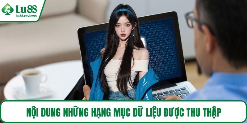 Nội dung những hạng mục dữ liệu được thu thập